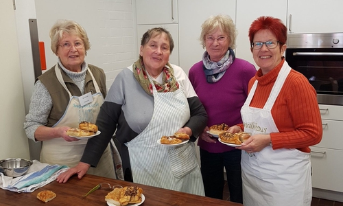 von links: Brunhilde Melnicky, Sigrid Berkau, Gudrun Schmidt, Dörthe Weddige-Degenhard  Es fehlt Marita Beifuß. Foto: SPD