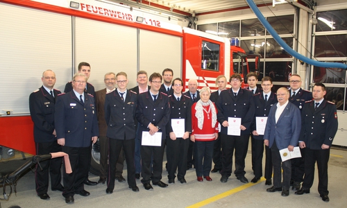 Die Ortsfeuerwehr Königslutter blickte auf das vergangene Jahr zurück. Foto: Feuerwehr Königslutter