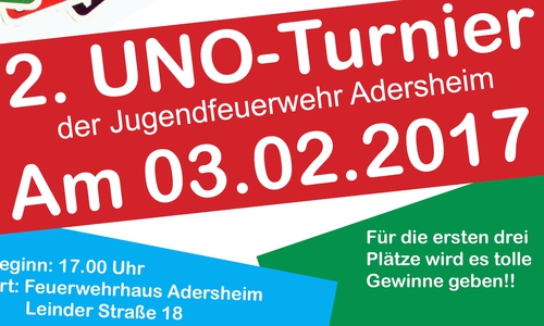 Uno Turnier 2017 Feuerwehr Adersheim, Foto: Veranstalter