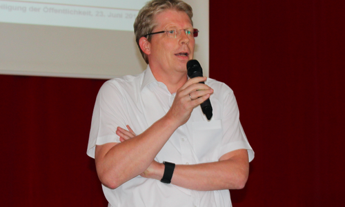 Stadtbaurat Heinz-Georg Leuer steht am 20. März für Fragen zur Verfügung. Foto: Max Förster 