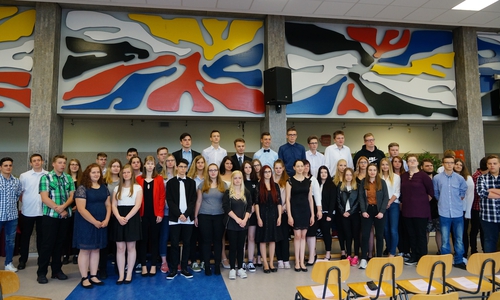 Abschlussklassen 9 und 10 der Haupt- und Realschule Werla-Schule Schladen. Foto: Werla-Schule Schladen