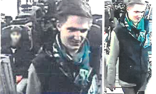 Achtung: Es handelt sich hierbei um einen nicht tatbeteiligten Zeugen. Wer hat den Mann gesehen? Fotos: Polizei