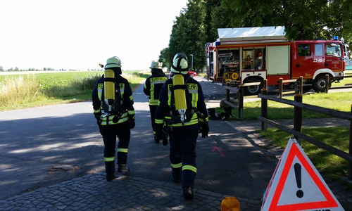 Die Freiwillige Feuerwehr Groß Flöthe im 24-Stunden Einsatz. Foto: Privat