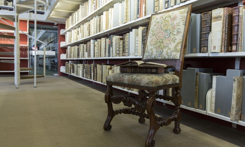 Blick auf antiquarische Neuerwerbungen der Herzog August Bibliothek Wolfenbüttel. Foto: HAB