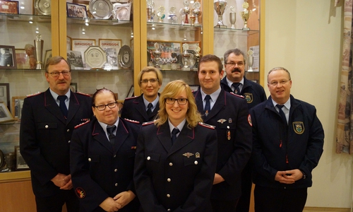 Auf der ersten Sitzung der Jugendfeuerwehrwarte des Abschnitts Asse in diesem Jahr, konnte die Gemeindejugendfeuerwehrwartin Andrea Thomas aus Semmenstedt, alle Jugendwehrwartinnen und Jugendfeuerwarte des Abschnitts Asse begrüßen. Utz Körtge, Andrea Thomas, Elisabeth Zimmermann, Anja Thomas, Oliver Thomas, Torsten Horney und Andreas Franke. Fotos: Feuerwehr Elm-ASSE