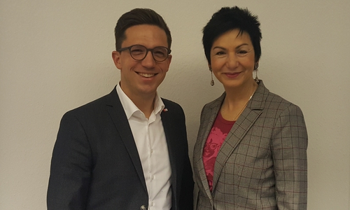 Falko Mohrs und  Immacolata Glosemeyer. Foto: SPD