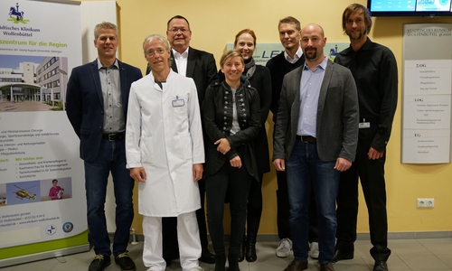 Das Ärzteteam des Klinikums kurz vor Beginn des Kolloquiums. Fotos: Alexander Panknin