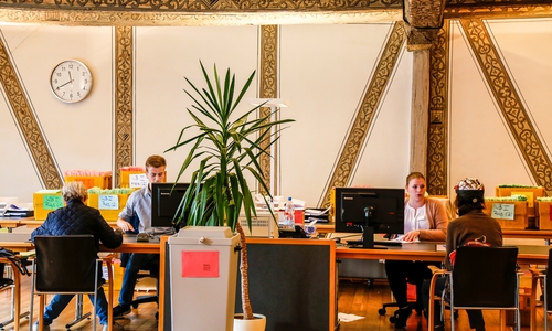 Das Briefwahlbüro im Wolfenbütteler Rathaus ist ab sofort geöffnet. Foto: Stadt Wolfenbüttel