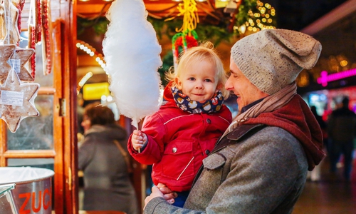 Auf dem Wolfsburger Weihnachtsmarkt wird einiges für Kinder geboten. Foto: WMG