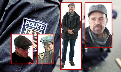 Wer hat diese Männer gesehen? Fotos: Polizei