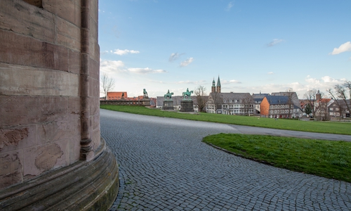 Eine Veranstaltungshalle soll das Quartier rund um die Kaiserpfalz aufwerten. Foto: Archiv