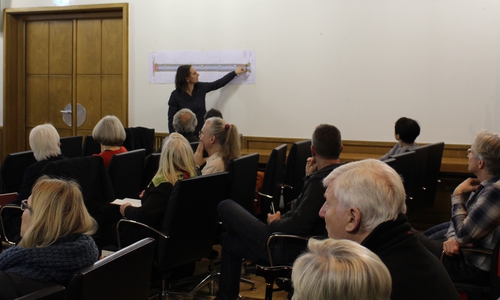 Die Verwaltung hatte zu einem Informationsabend in den Großen Sitzungssaal des Rathauses geladen. Fotos: Jonas Walter