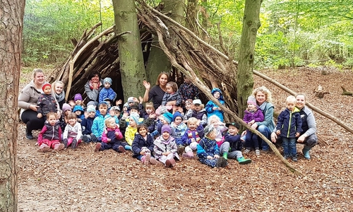 Die Kindergartengruppe der Kita Mühlennest.

Foto: Kindergarten Mühlennest