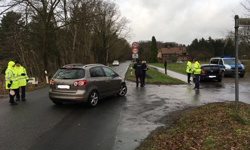 Rund 100 Autos wurden gestern kontrolliert. Foto: Polizei