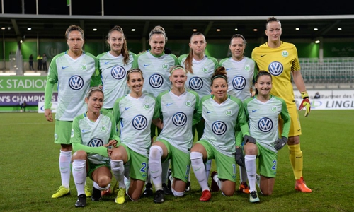 Die Frauen des VfL Wolfsburg wollen nach Kiew. Der Weg dahin führt über Prag. Foto: Moritz Eden