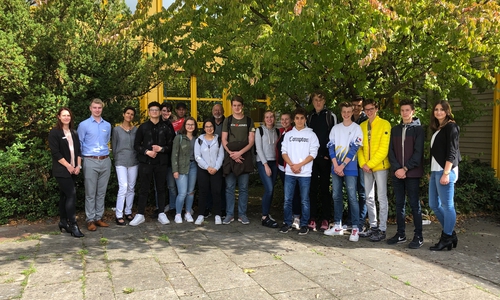 Teilnehmer des Börsenplanspiels 2019. Foto: THG