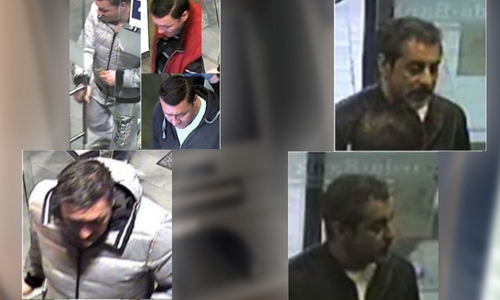 Täter 1 (links) und Täter 2 (rechts). Fotos: Polizei