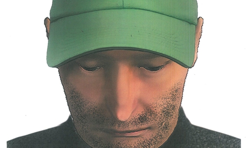 Wer kennt diesen Mann, nach dem die Polizei mit einem Phantombild fahndet? Foto. Polizei 