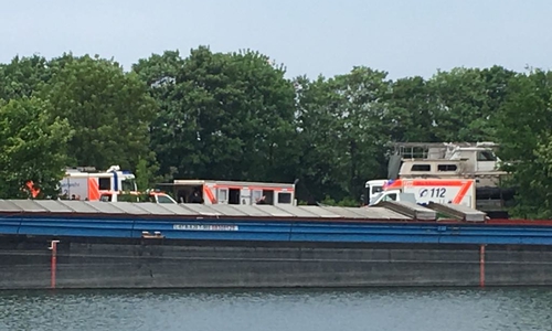 Was geschah am Beddinger Hafen? Der Einsatzort war nach der Alarmierung großflächig abgesperrt. Foto: Eva Sorembik