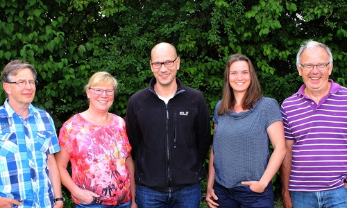 Claus-Dieter Schnabel, Doris Grau, Martin Grabiniak, Kirsten Will, Dieter Fricke (Bürgermeisterkandidat) es fehlt Wolfgang Fischer (Kandidat für den Kreistag, von links). Foto: privat