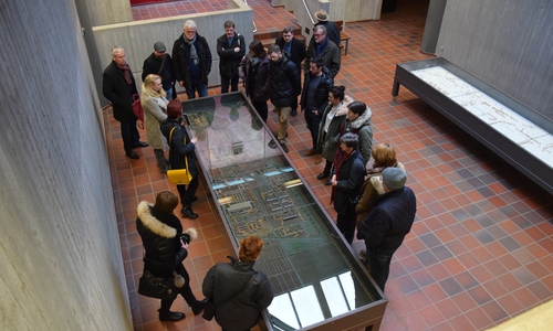 Kulturausschuss besuchte KZ-Gedenkstätte Neuengamme.
Kultur- und Bauverwaltung begleiteten die Politiker. Foto: Stadt Wolfsburg