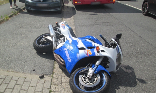 Die Unfallstelle. Foto: Polizei