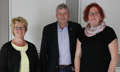 Sylvia Krafft, Olaf Danell und Melanie Stöhr. Foto: Stadt Wolfenbüttel