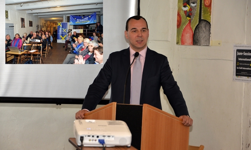 Der Frankfurter Finanzexperte Glöckler zu Gast in Goslar. Foto: Pulse of Europe