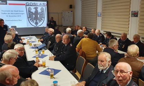 Zusammenkunft der Altersabteilungen im Feuerwehrhaus Oker. Fotos: Feuerwehr Goslar
