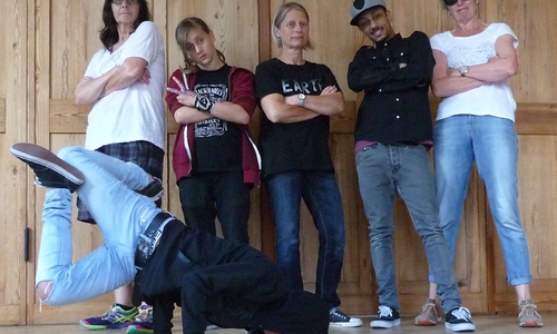 Tag der offenen Tür im Bundesministerium für Familie, Senioren, Frauen und Jugend mit der Wolfenbütteler Breakdance-Family. Foto: Privat