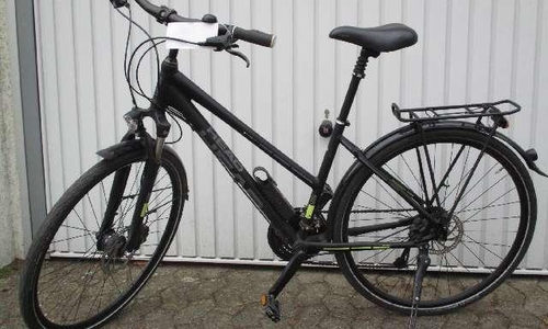 Das schwarze Damenrad der Marke "Head". Foto: Polizei