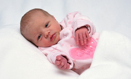 Willkommen, Hannah Lange. Foto: babysmile24.de