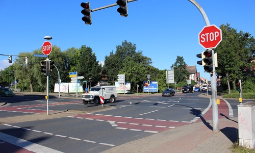 Der Verkehr fließt wieder. Foto: Max Förster