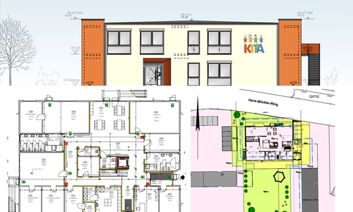 So stellen sich die Planer die neue Kita vor. Konzept: Stadt Salzgitter; Schneider Projekt Consult