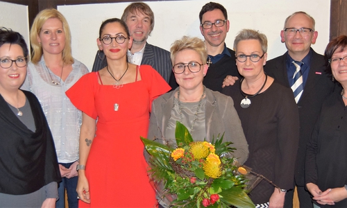 In den Vorstand der neuen Innung wurden gewählt (von links) Sabine Tetzel als Lehrlingswartin, Maren Michaelis-Bartsch, Esra Yakupoglu-Eren als stellvertretende Obermeisterin, Axel Mosig, Susanne Dillge als Obermeisterin, Markus Fischer, Sabine Kramer als stellvertretende Obermeisterin, Malte Jahns und Ute Karacic. Fotos: Privat 
