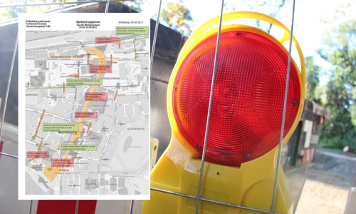 Ab dem morgigen Mittwoch werden einzelne Straßen in der Innenstadt gesperrt. Foto: Kai Baltzer / Stadt Wolfsburg