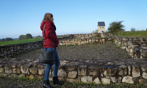 Ulrike Siemens besuchte die Werla. Foto: Grüne