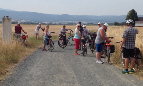 Bei herrlichem Sonnenschein trafen sich die Teilnehmer zur Fahrradtour der CDU Schladen. Foto: CDU Ortsverein Schladen