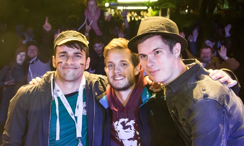 Die Band El Andaluz holte sich den Sieg beim "Salzig Bandcontest". Foto/Podcast: Karliczek