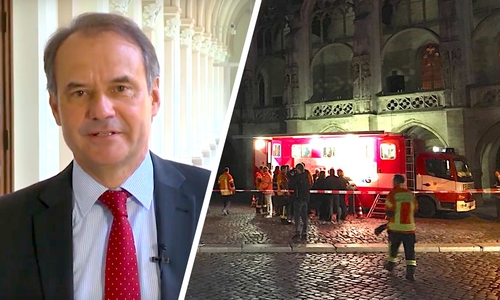 Oberbürgermeister Ulrich Markurth bedankt sich bei den Bürgern der Löwenstadt. Foto: Alexander Panknin/Stadt Braunschweig