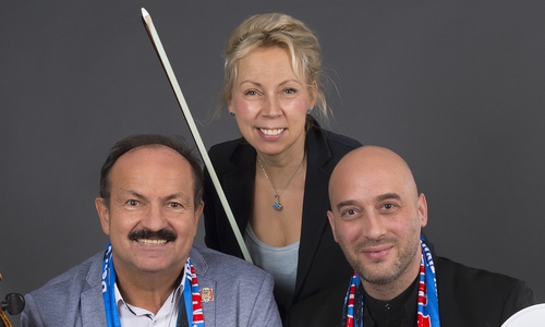 v.l.n.r. GZK-Projektleiter Günter Koschig, Aktionsfotografin Heike Göttert und Cellist Prof. Johannes Krebs.
Foto: Fotostudio photogeno, Heike Göttert