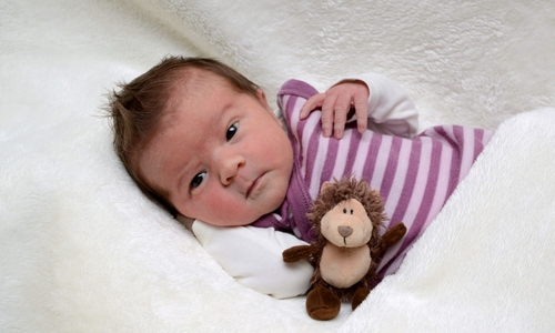 Willkommen Lucie Rothert. Foto: babysmile24.de