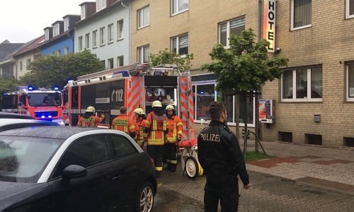 Bei dem Brand in der Kuhstraße wurden keine Personen verletzt. Fotos: Christina Ecker