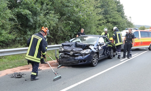 Es hat heftig gekracht. Fotos: Rudolf Karliczek