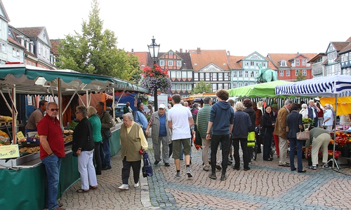 Der Wochenmarkt soll einmalig auf dem Stadtmarkt stattfinden.