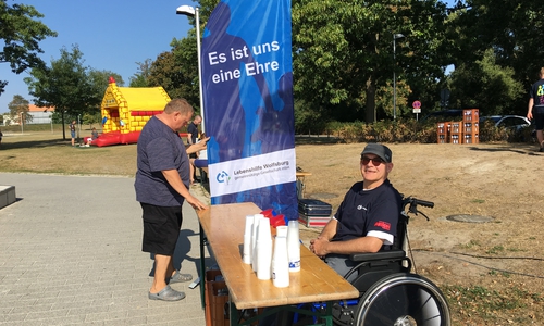 Das Ehrenamt in der Inklusion wird durch den Familienlauf unterstützt. Foto: Behindertenbeirat Wolfsburg