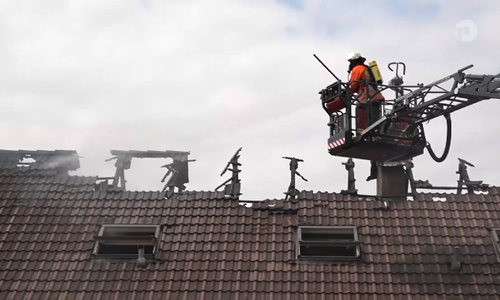 Schweißarbeiten haben den Großbrand ausgelöst. Foto und Video: aktuell24