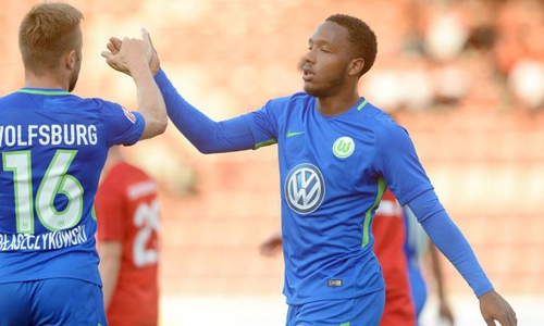 Kaylen Hinds empfahl sich erneut mit einem Tor. Foto: imago/Eibner