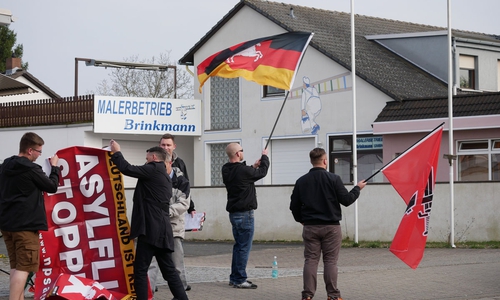 Die Stadt stellte sich gegen die Demo der Rechten.  Foto: Alexander Panknin
