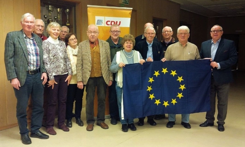 Der CDU-Arbeitskreis Politische Basisarbeit tritt für ein starkes Europa ein und ruft zur Wahl am 26. Mai auf. Foto: CDU